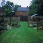 My UK garden in 1998
